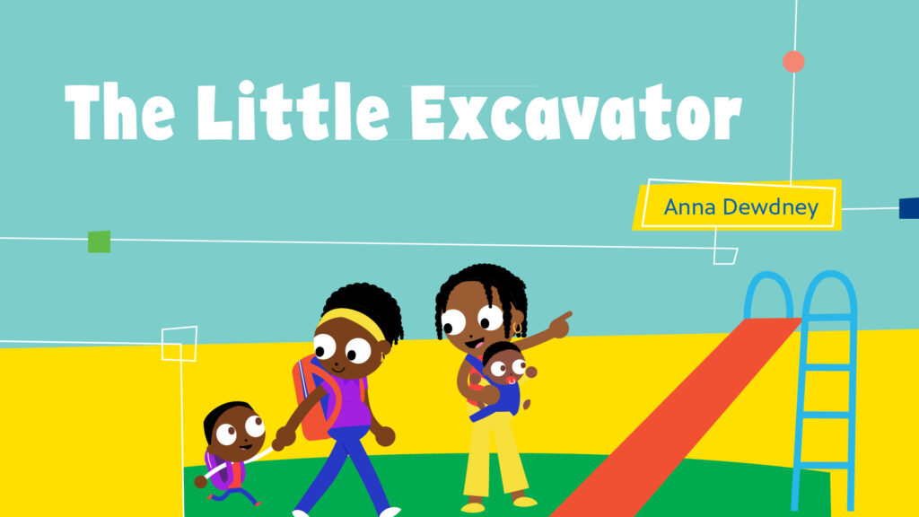 A KET activity sheet PDF entitled, The Little Excavator